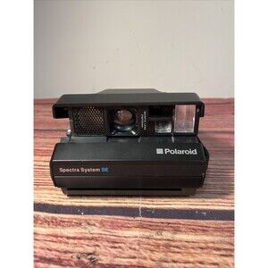Vintage Polaroid Spectra System SE Auto Focus Instant Film Black - Tested